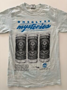 UV Color Changing Unsolved Mysteries Graphic Tee